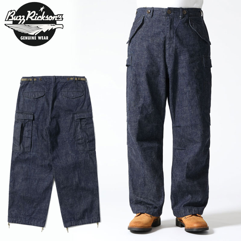 BUZZ RICKSON'S バズリクソンズ デニム パンツ メンズ TROUSERS SHELL