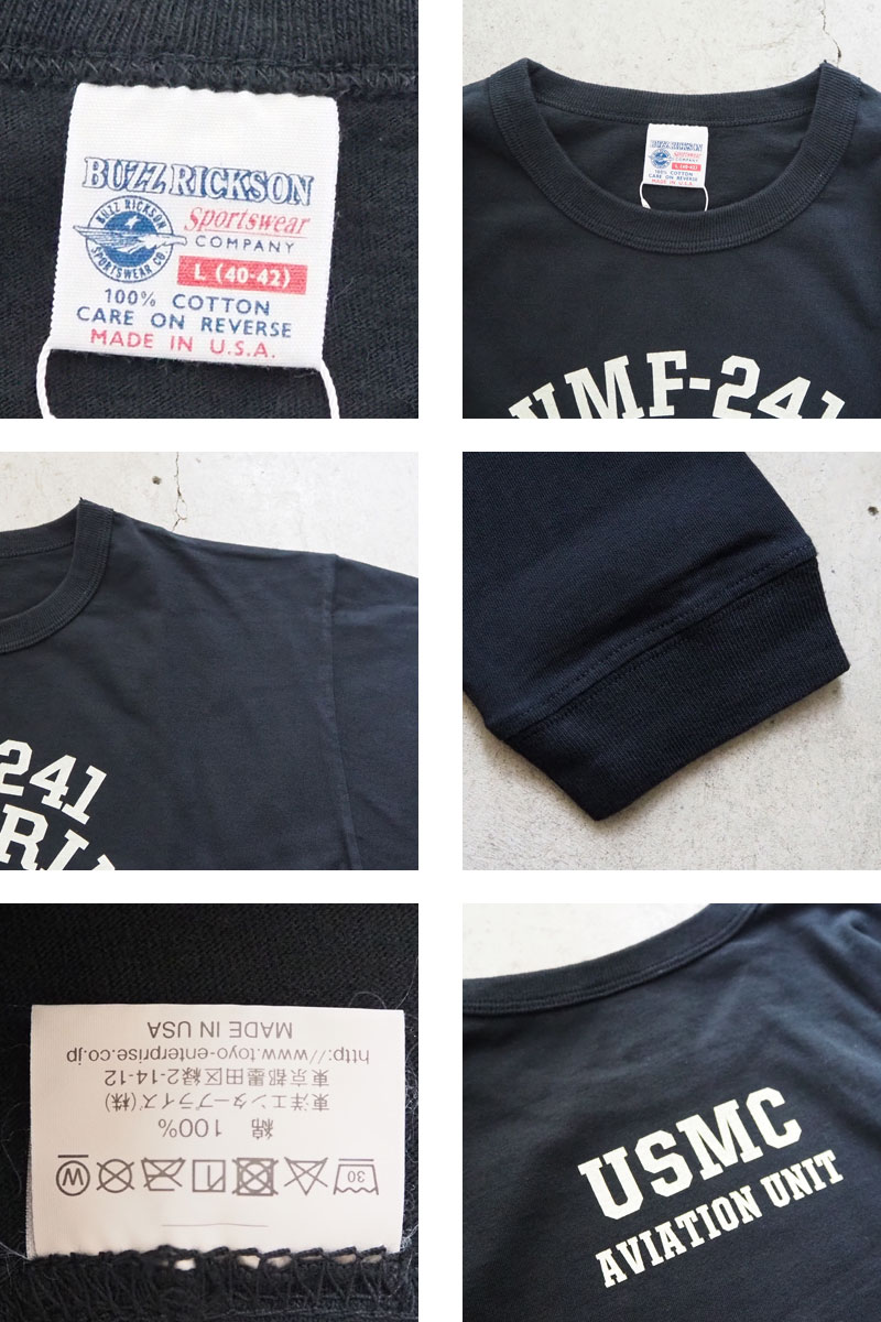 BUZZ RICKSON'S バズリクソンズ ロンT メンズ 長袖 Tシャツ L/S T