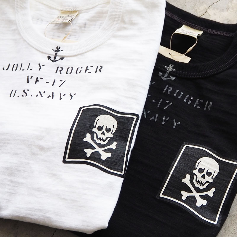 バズリクソンズ Tシャツ 半袖 BUZZ RICKSON'S VF-17 JOLLY ROGER