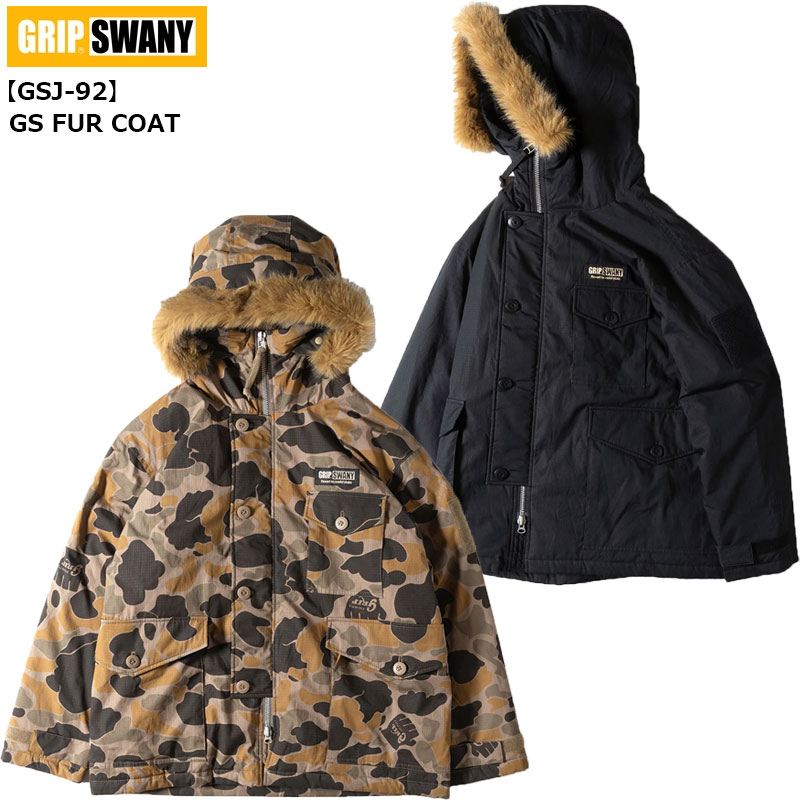 �O���b�v�X���j�[ �W���P�b�g �����Y GRIP SWANY GS FUR COAT GSJ-92 �t�@�[�R�[�g �t�@�[ �R�[�g ���� �~���^���[�W���P�b�g