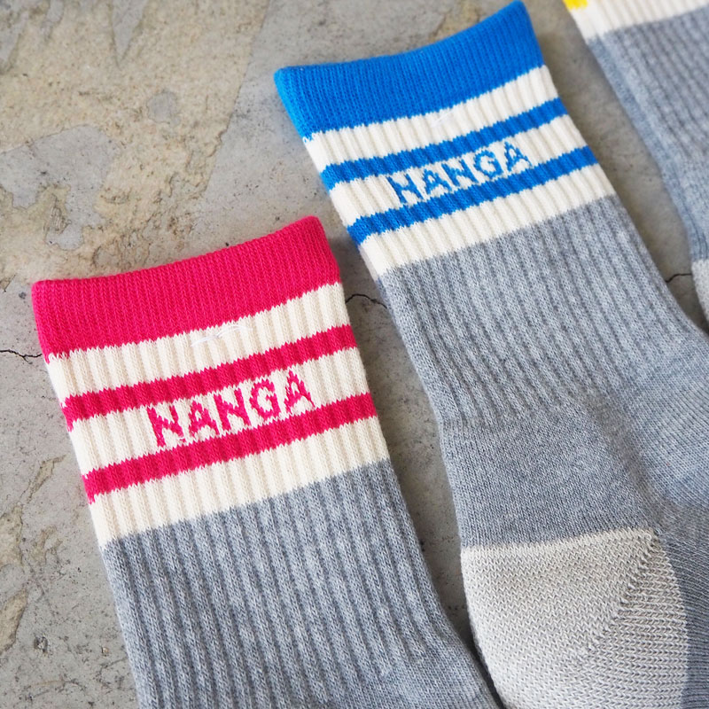 NANGA（ナンガ） ソックス メンズ ラインリブ 7デイズ ショート