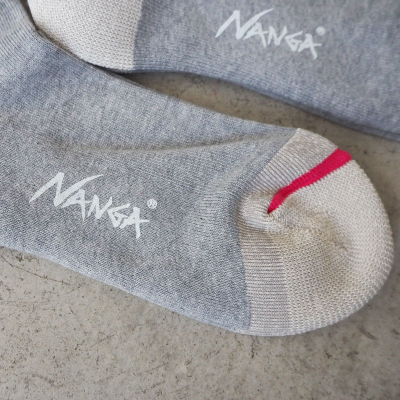 NANGA（ナンガ） ソックス メンズ ラインリブ 7デイズ ショート