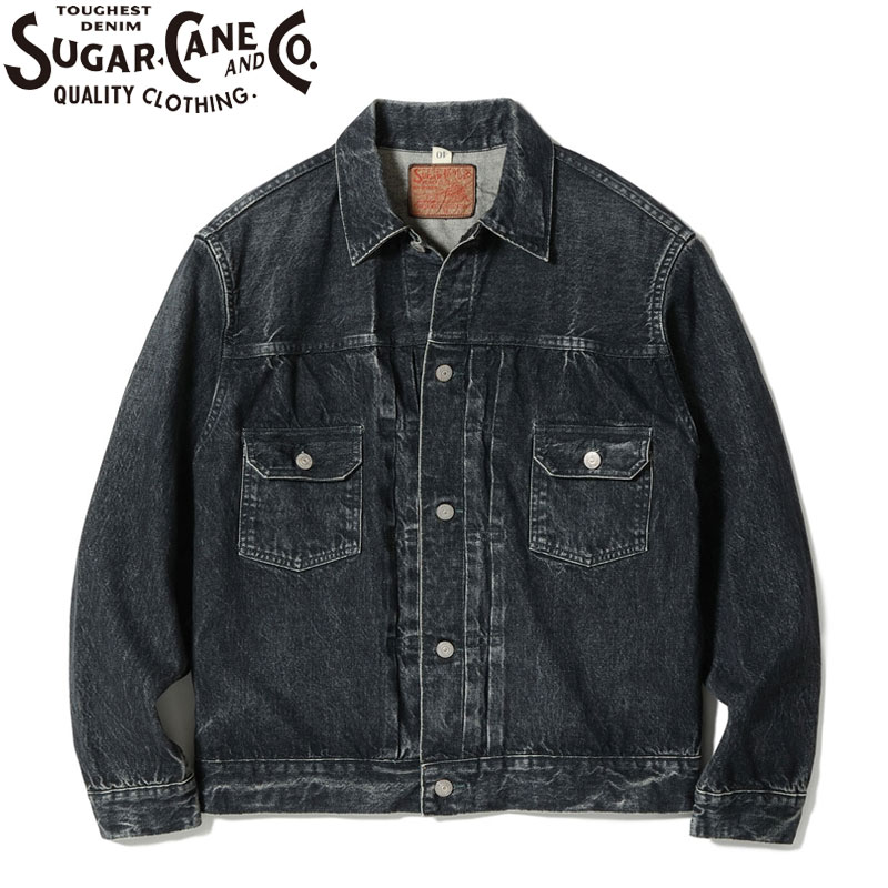 SUGAR CANE シュガーケーン デニムジャケット メンズ 14.25oz. BLACK