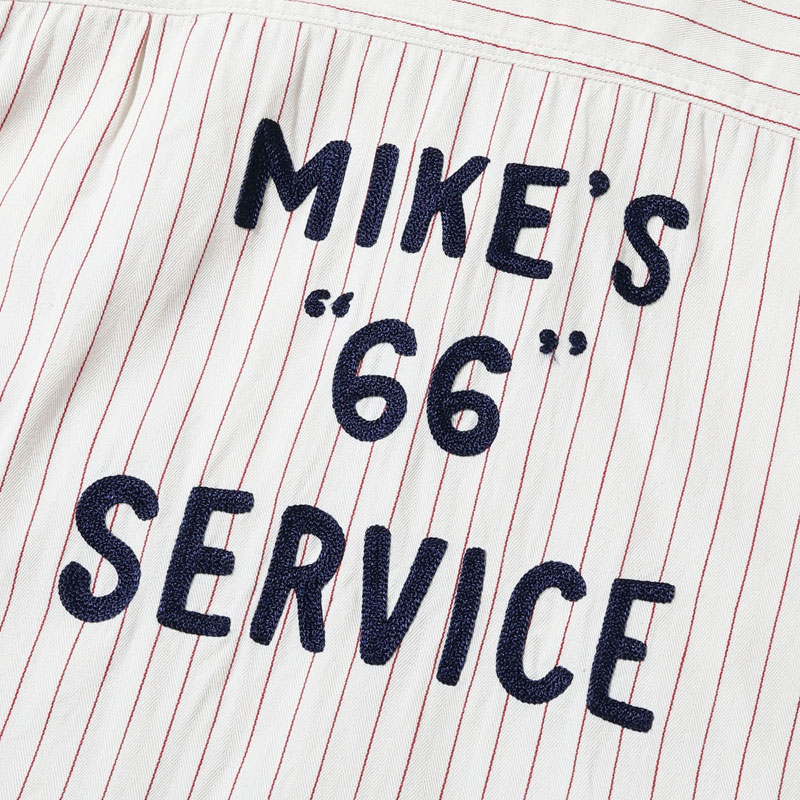 SUGAR CANE シュガーケーン シャツ 半袖 COKE STRIPE WORK SHIRT