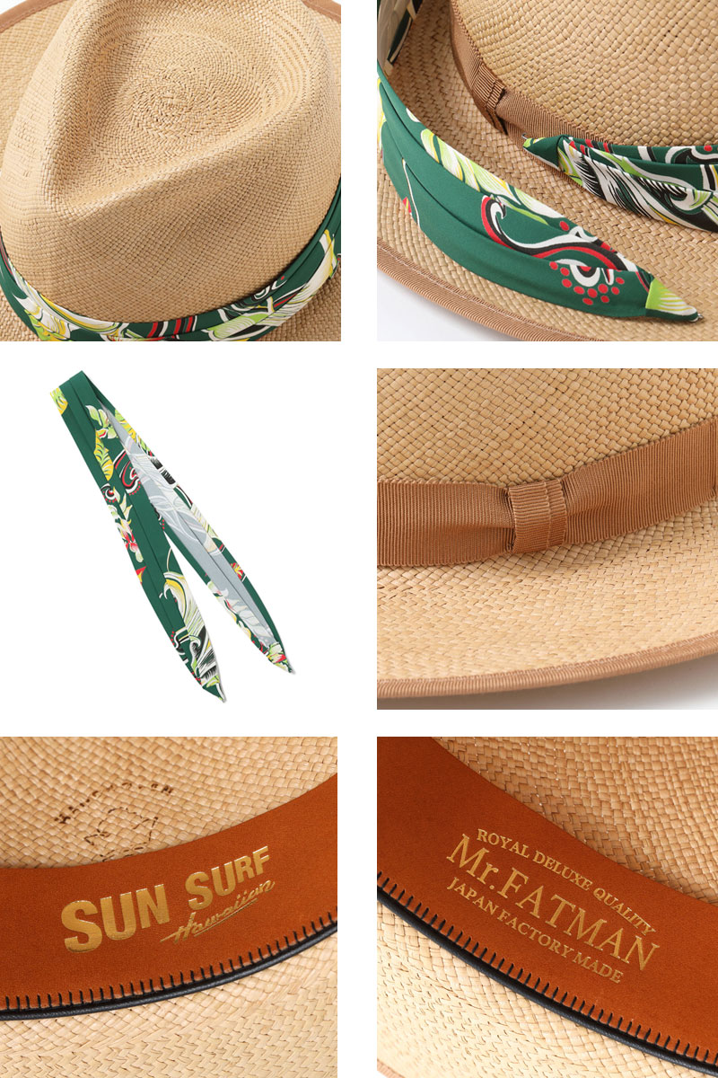 SUN SURF サンサーフ ミスターファットマン ハット パナマハット × Mr