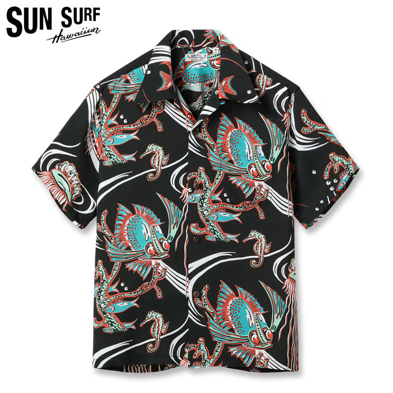 SUN SURF サンサーフ アロハシャツ SUNSURF RAYON HAWAIIAN SHIRT “BUG