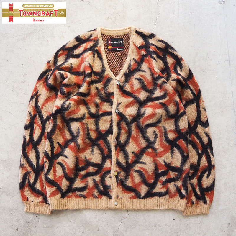 TOWNCRAFT（タウンクラフト） カーディガン シャギー ラグラン