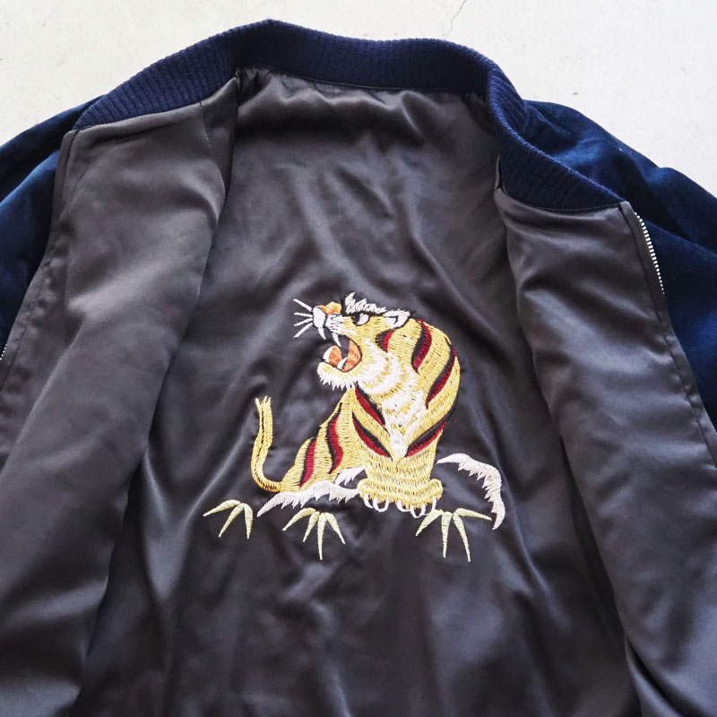 ビンテージ スカジャン グリーンランド テーラー東洋「グリーンランド(GREENLAND)×鷹」別珍スカ/NO-338