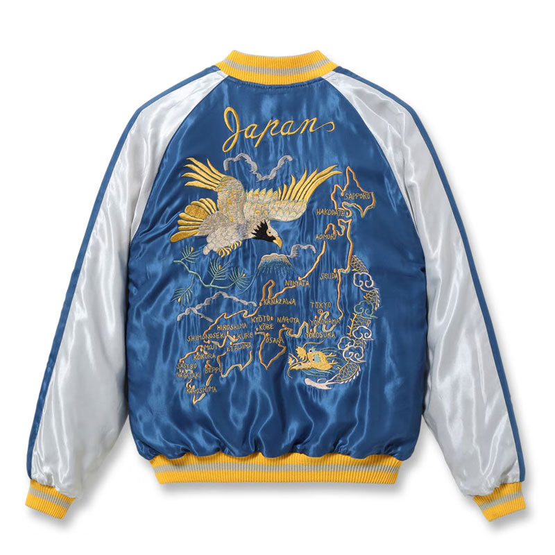 【美品】テーラー東洋 スーベニアジャケット　スカジャン　虎　龍　日本地図　希少 TAILOR TOYO テーラー東洋 by 港商商会 SPスカジャン “DUELLING