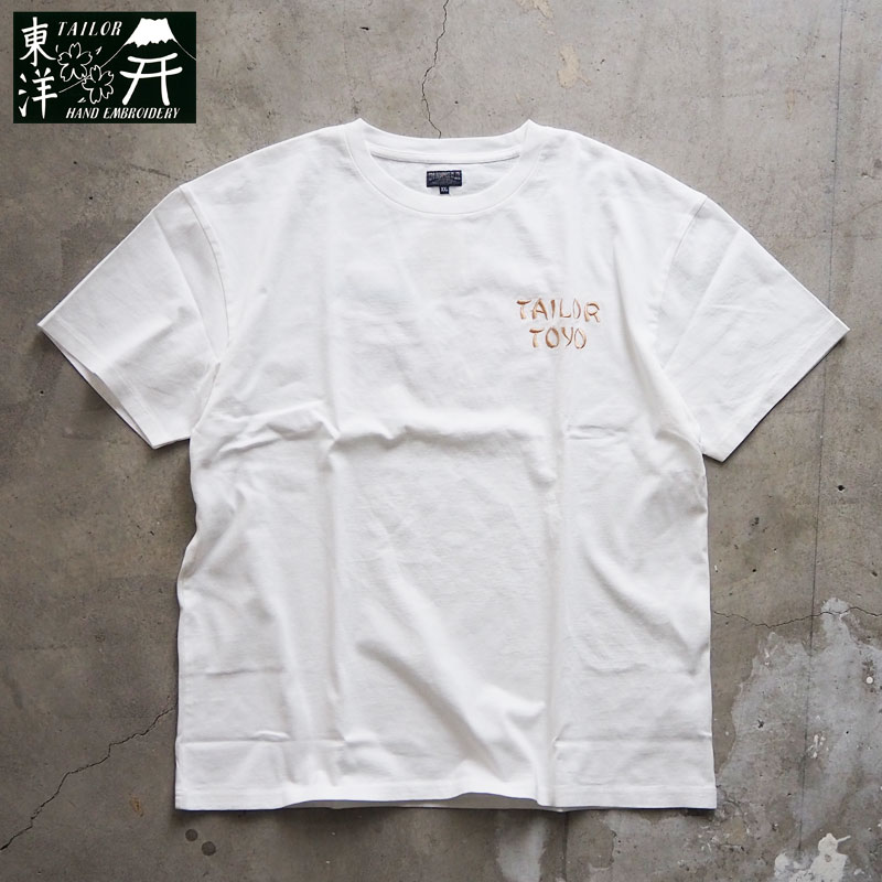 TAILOR TOYO テーラー東洋 Tシャツ 半袖 SUKA TEE EMBROIDERED TT79213