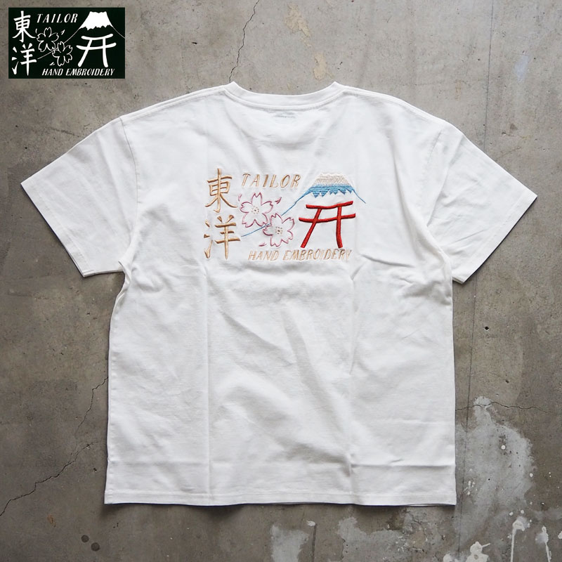 TAILOR TOYO テーラー東洋 Tシャツ 半袖 SUKA TEE EMBROIDERED TT79213