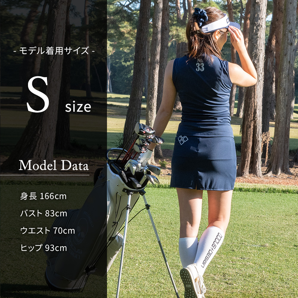 【新品】DOCUS ドゥーカス　レディース ゴルフウェア　ゴルフスカート DOCUS レディース ゴルフウェア DD Tiered Skirt DCL23S014