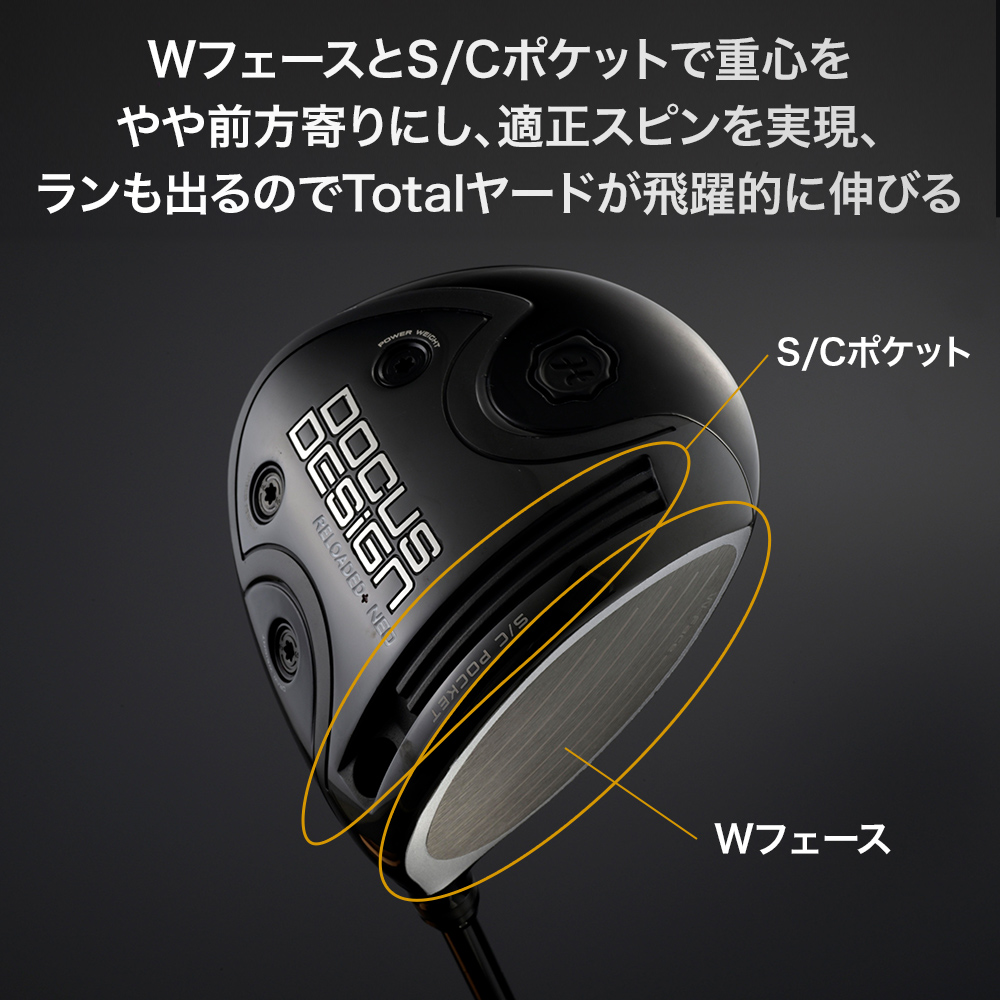 DOCUS RELOADED+ NEO Driver ドライバー 適合 LONGBOW SV 装着