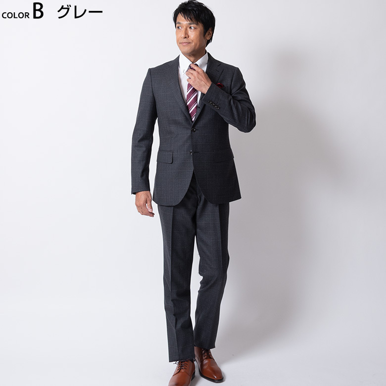 信頼 Ficce By Don Konishi メンズスーツ スリムスーツ 段返り３つボタン ビジネススーツ 秋冬 抗ウィルス加工 ローライズワンタック ドン小西 送料無料 レビューで送料無料 Homeofmalones Com