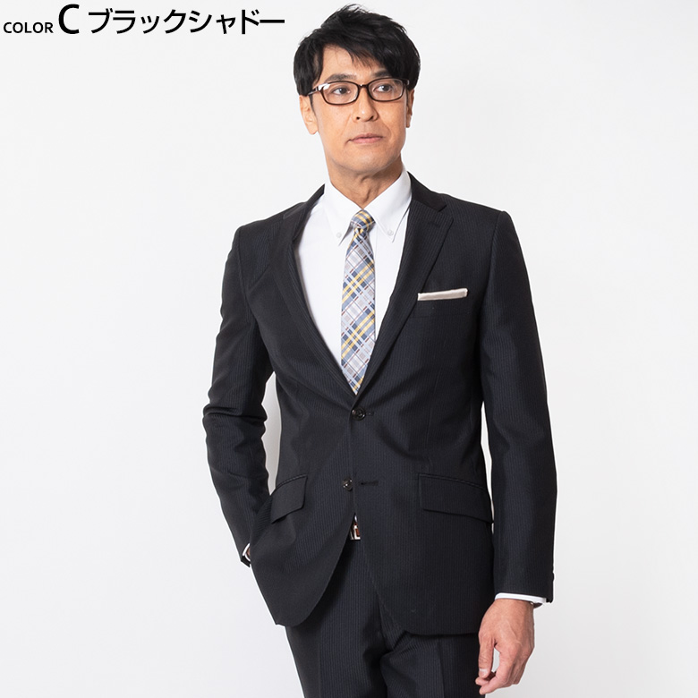 ビジネススーツ メンズ 春夏秋 スリム 40代 50代 suits おしゃれ ブランド FICCE BY DON KONISHI フィッチェ ドン小西