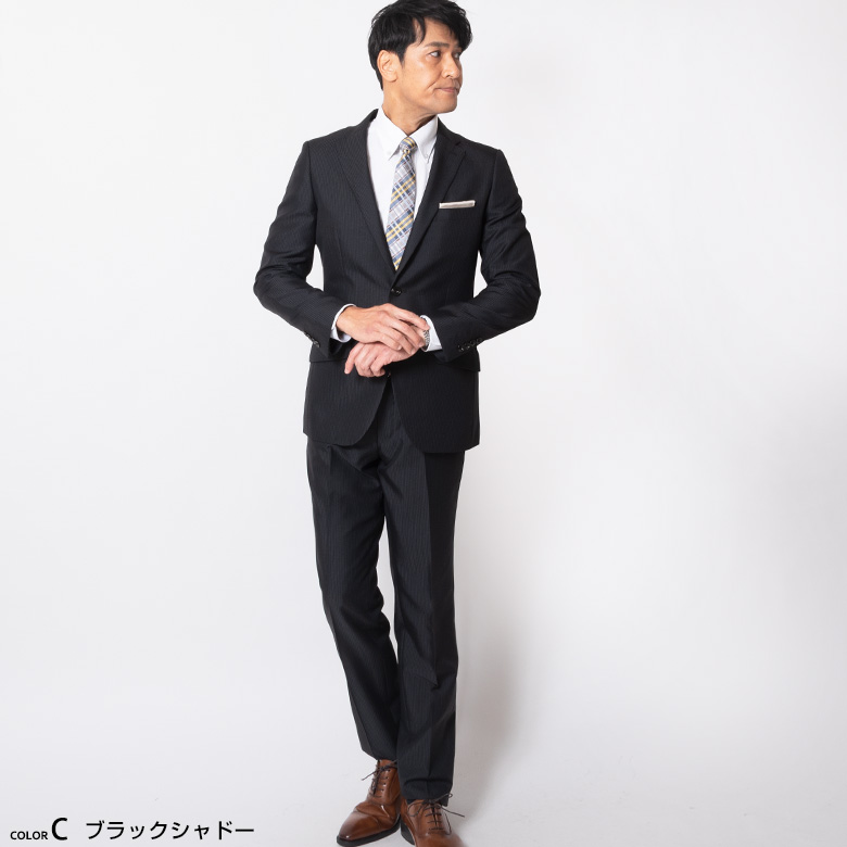 ビジネススーツ メンズ 春夏秋 スリム 40代 50代 suits おしゃれ ブランド FICCE BY DON KONISHI フィッチェ ドン小西