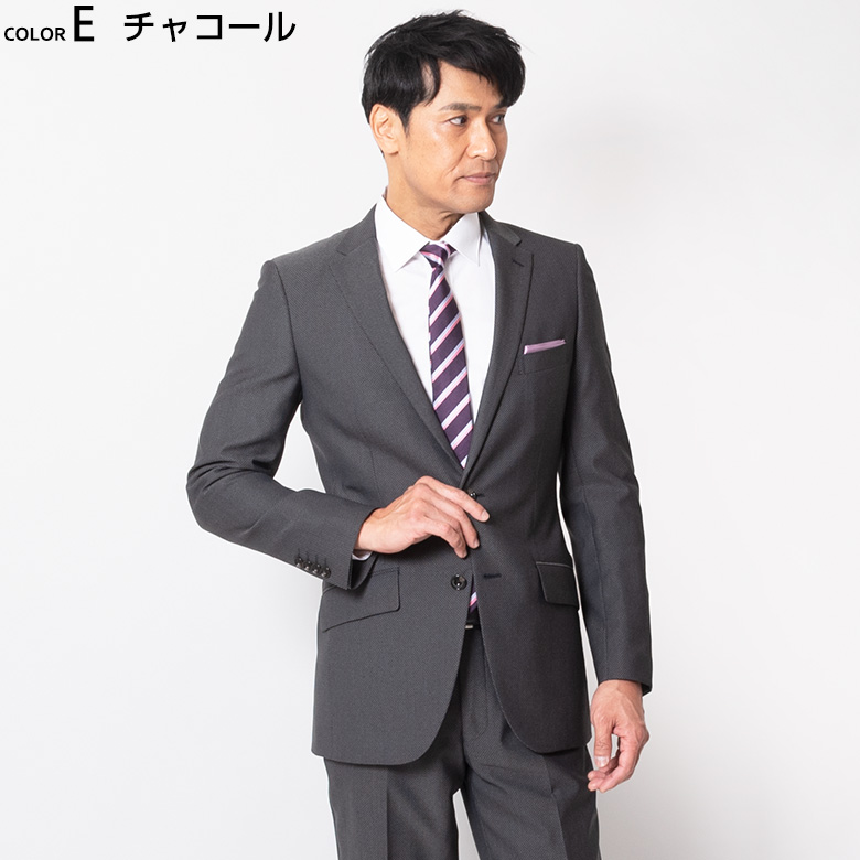 ビジネススーツ メンズ 春夏秋 スリム 40代 50代 suits おしゃれ ブランド FICCE BY DON KONISHI フィッチェ ドン小西