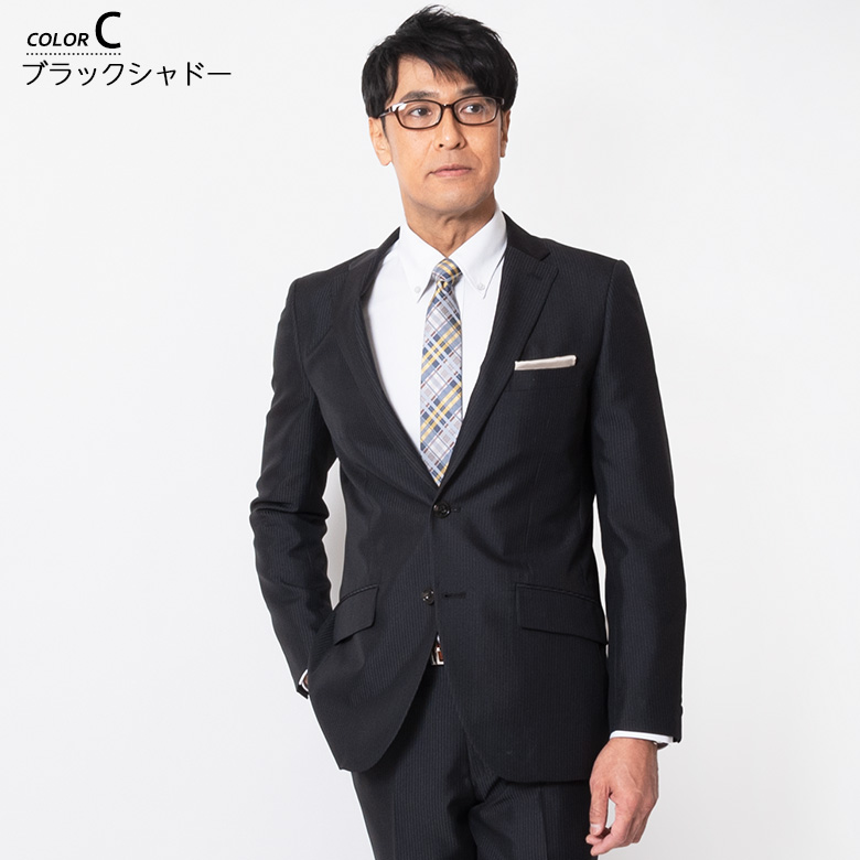 ビジネススーツ メンズ 春夏秋 スリム 40代 50代 suits おしゃれ ブランド FICCE BY DON KONISHI フィッチェ ドン小西