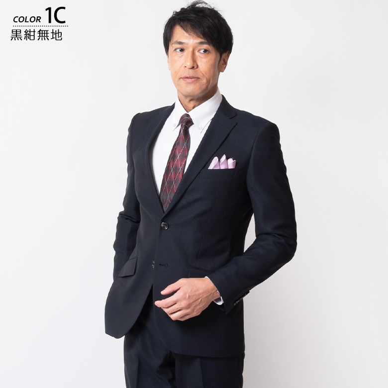 ビジネススーツ メンズ 春夏秋 スリム 40代 50代 suits おしゃれ ブランド FICCE BY DON KONISHI フィッチェ ドン小西