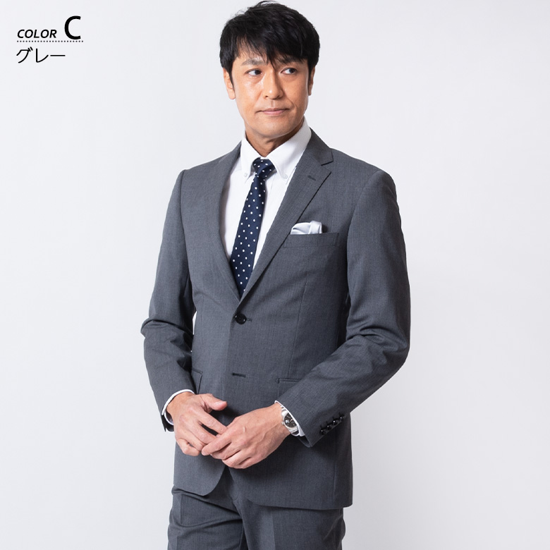 スーツ メンズ ビジネス スリムsuits 40代 50代 春夏 イタリア製生地 LANEROSSI ラネロッシ Marzotto マルゾット｜unitedgold｜19