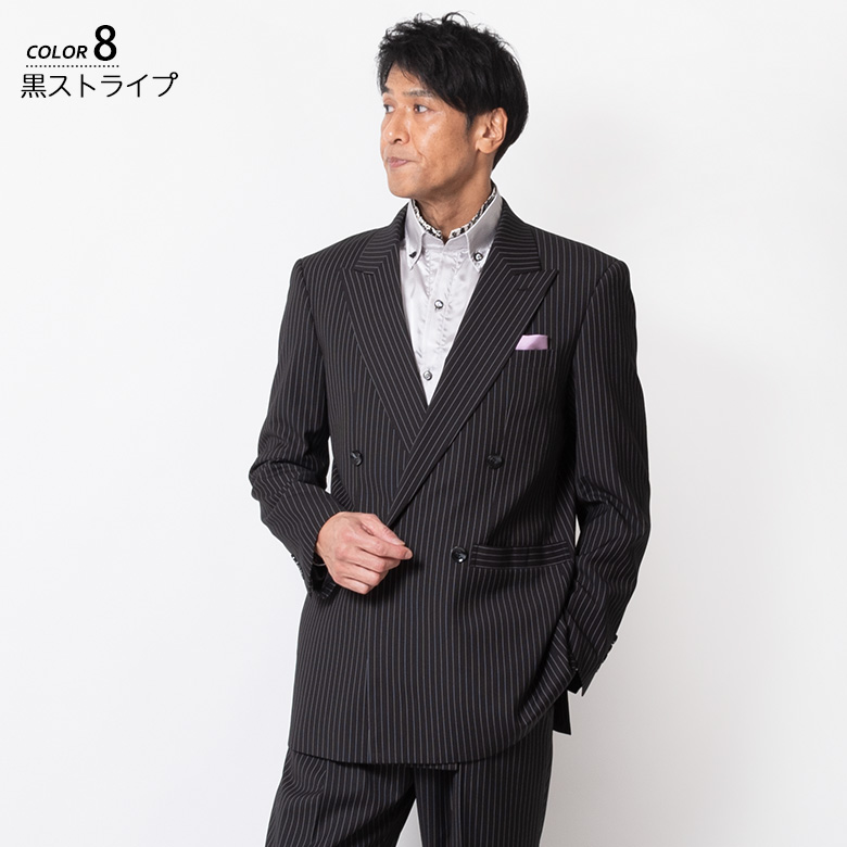 スーツ ダブルスーツ メンズsuits 40代 50代 オールシーズン 秋冬 春夏 パーティスーツ ゆったりシルエット 結婚式｜unitedgold｜22