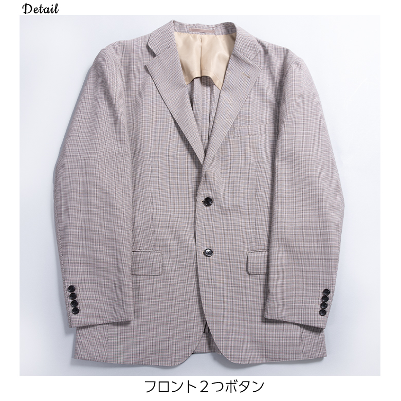 未使用級】Soe テーラードジャケット千鳥格子アンコン春夏サマー