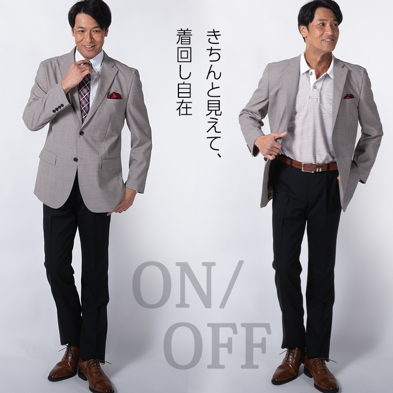 ジャケット メンズ テーラードジャケット 千鳥格子 春夏 サマー