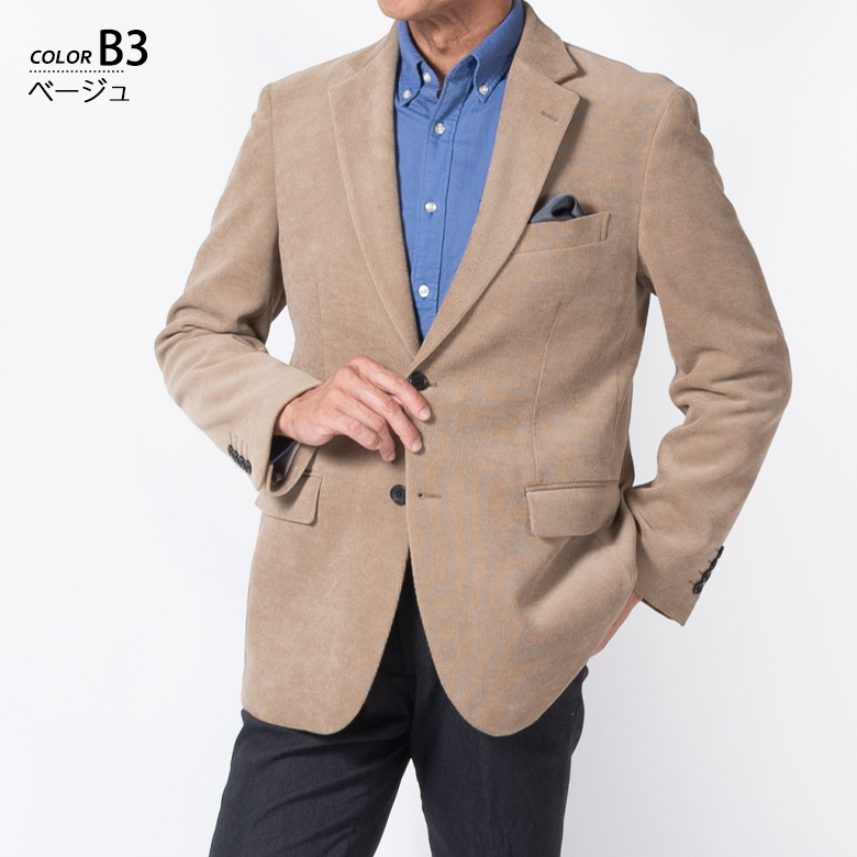 ジャケット メンズ 千鳥格子 コーデュロイ マイクロチェック 選べる3柄