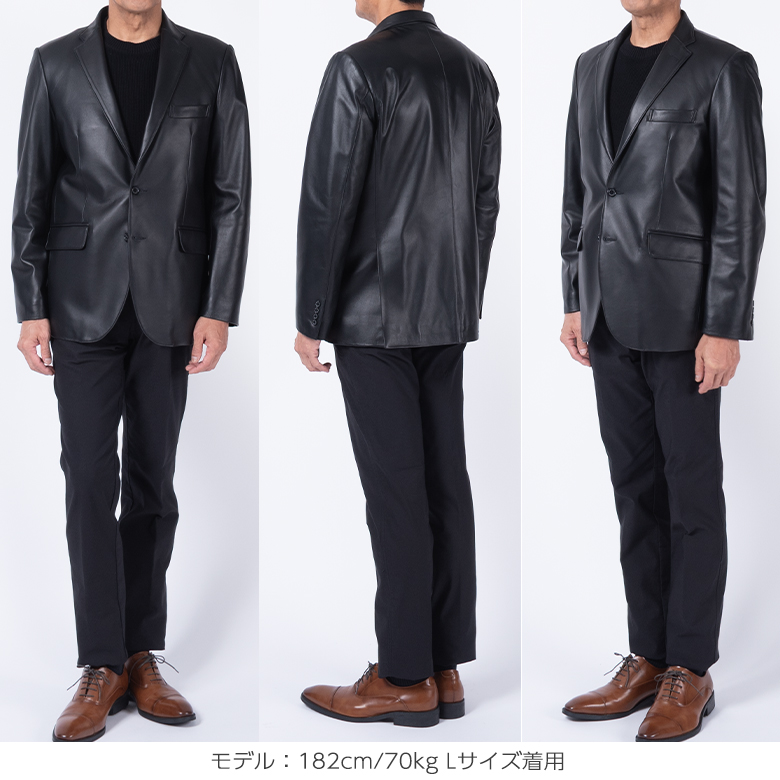 UNITED GOLD（ユナイテッドゴールド） メンズ ラムレザー ジャケット