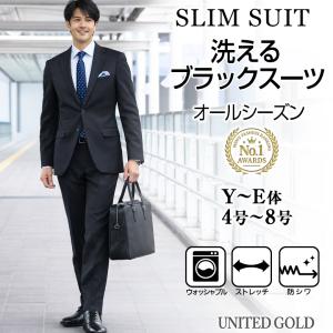 ビジネススーツ メンズ スリム 春夏秋冬 おしゃれ リクルート ブラック 大きいサイズ 黒無地 洗える 安い