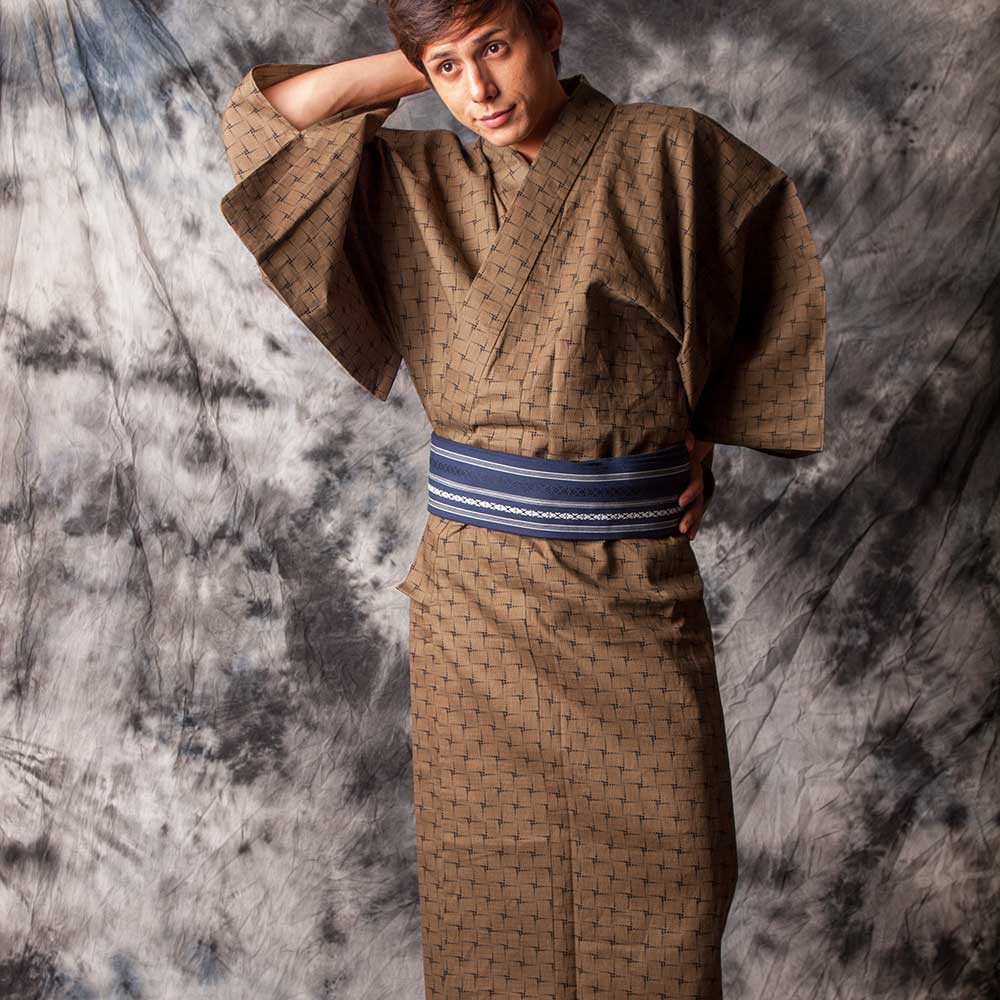 ラスト1点‼️洗練と涼感を纏う百合モダン浴衣セット セパレート浴衣] ビビットモダン百合柄浴衣[4点SET]【YUKATA by