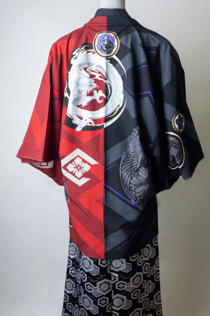 ｜往復送料弊社負担｜【レンタル】【対応身長160cm-170cm】男性用レンタル紋付き袴フルセット｜紋付きフルセット｜紋付袴レンタル｜羽織紐｜袴｜はかま｜ 　 レンタル ポリエステル 対応身長160cm 170cm クロネコヤマト宅急便お客様サービスセンターへ 受付時間 08：00 21：00