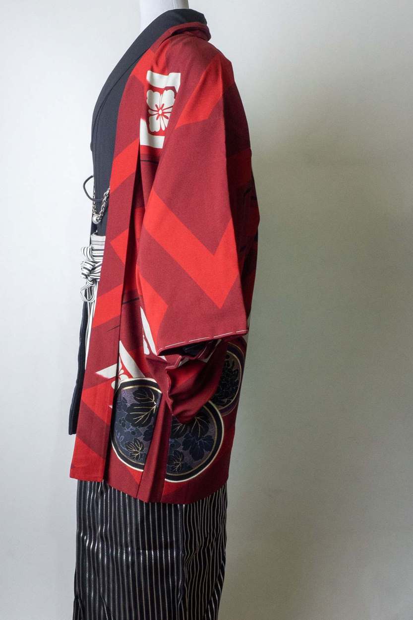 ｜往復送料弊社負担｜【レンタル】【対応身長160cm-170cm】男性用レンタル紋付き袴フルセット｜紋付きフルセット｜紋付袴レンタル｜羽織紐｜袴｜はかま｜ 　 レンタル ポリエステル 対応身長160cm 170cm クロネコヤマト宅急便お客様サービスセンターへ 受付時間 08：00 21：00