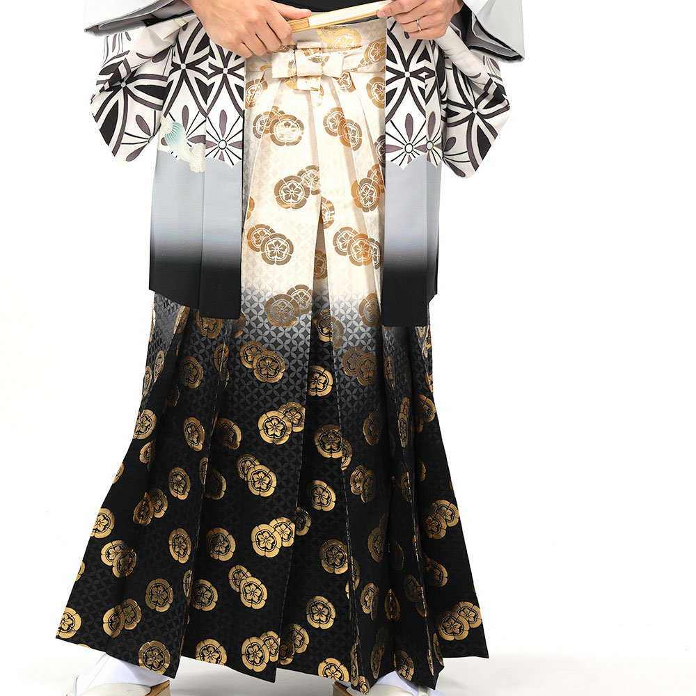 超特盛ミラクルプライス ｜往復送料弊社負担｜【レンタル】【対応身長160cm-170cm】男性用レンタル紋付き袴フルセット｜紋付きフルセット｜紋付袴レンタル｜羽織紐｜袴｜はかま｜ 【N2379411497】(15015円)