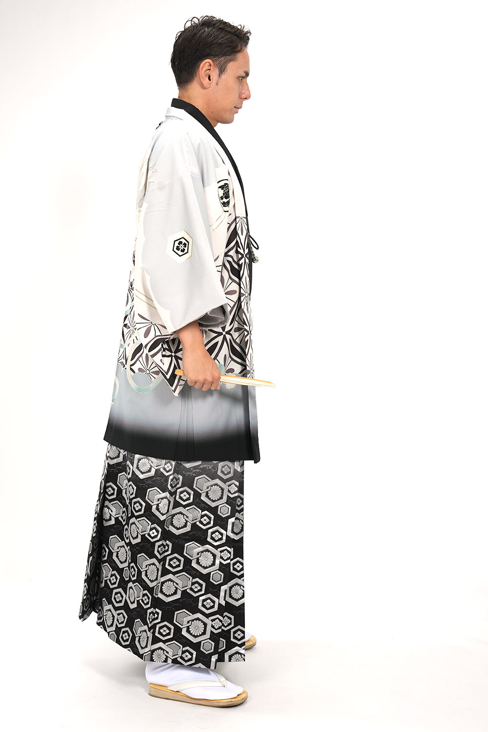 ｜往復送料弊社負担｜【レンタル】【対応身長160cm-170cm】男性用レンタル紋付き袴フルセット｜紋付きフルセット｜紋付袴レンタル｜羽織紐｜袴｜はかま｜ 　 レンタル ポリエステル 対応身長160cm 170cm クロネコヤマト宅急便お客様サービスセンターへ 受付時間 08：00 21：00