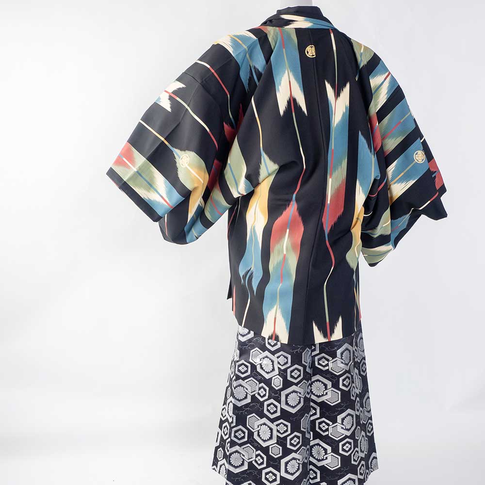 【値下げ・名盤】 |往復送料弊社負担|【レンタル】【対応身長160cm-170cm】男性用レンタル紋付き袴フルセット|紋付きフルセット|紋付袴レンタル|羽織紐|袴|はかま| 【G3451438157】 (21780円)