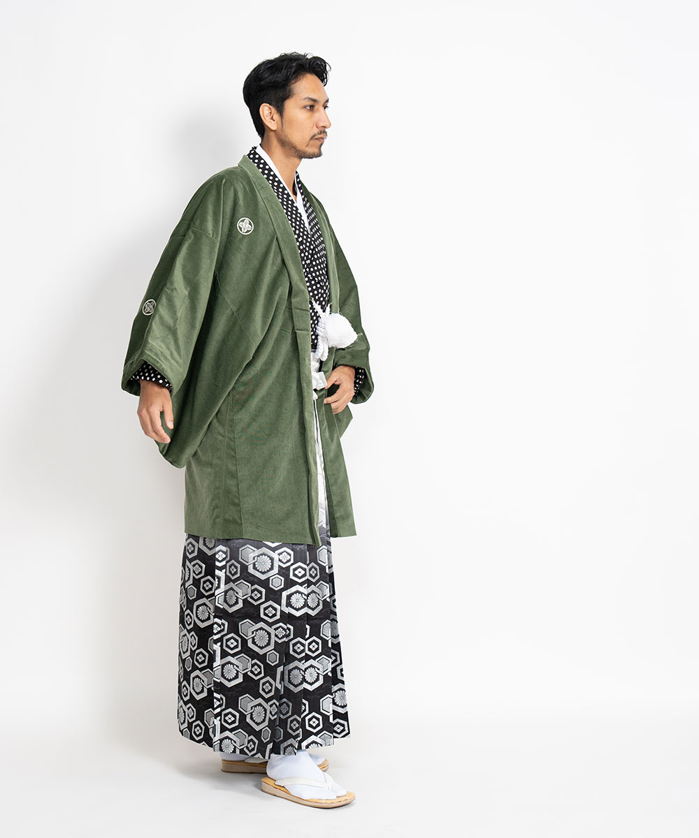 ｜往復送料弊社負担｜【レンタル】【対応身長160cm-170cm】男性用レンタル紋付き袴フルセット｜紋付きフルセット｜紋付袴レンタル｜羽織紐｜袴｜はかま｜ 　 レンタル ポリエステル 対応身長160cm 170cm クロネコヤマト宅急便お客様サービスセンターへ 受付時間 08：00 21：00