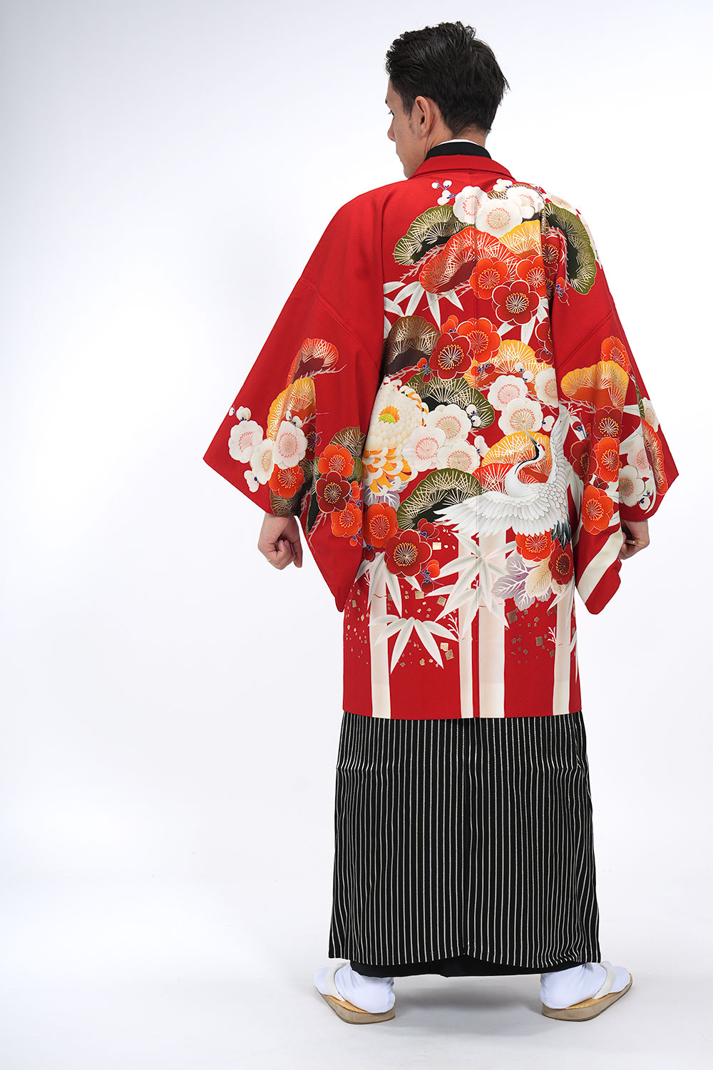 ｜往復送料弊社負担｜【レンタル】【対応身長160cm-170cm】男性用レンタル紋付き袴フルセット｜紋付きフルセット｜紋付袴レンタル｜羽織紐｜袴｜はかま｜ 　 レンタル ポリエステル 対応身長160cm 170cm クロネコヤマト宅急便お客様サービスセンターへ 受付時間 08：00 21：00