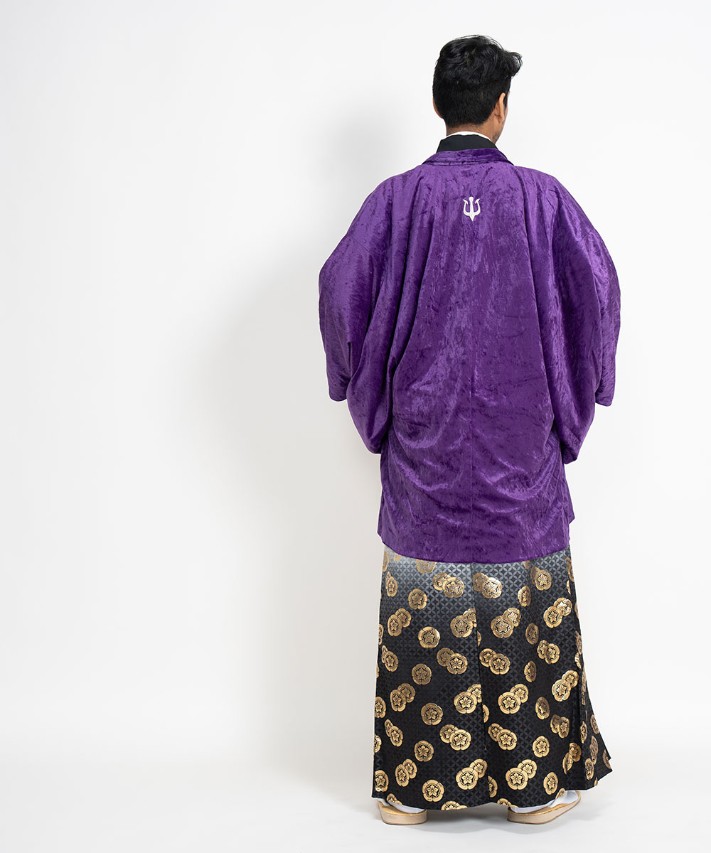 ｜往復送料弊社負担｜【レンタル】【対応身長160cm-170cm】男性用レンタル紋付き袴フルセット｜紋付きフルセット｜紋付袴レンタル｜羽織紐｜袴｜はかま｜ 　 レンタル ポリエステル 対応身長160cm 170cm クロネコヤマト宅急便お客様サービスセンターへ 受付時間 08：00 21：00