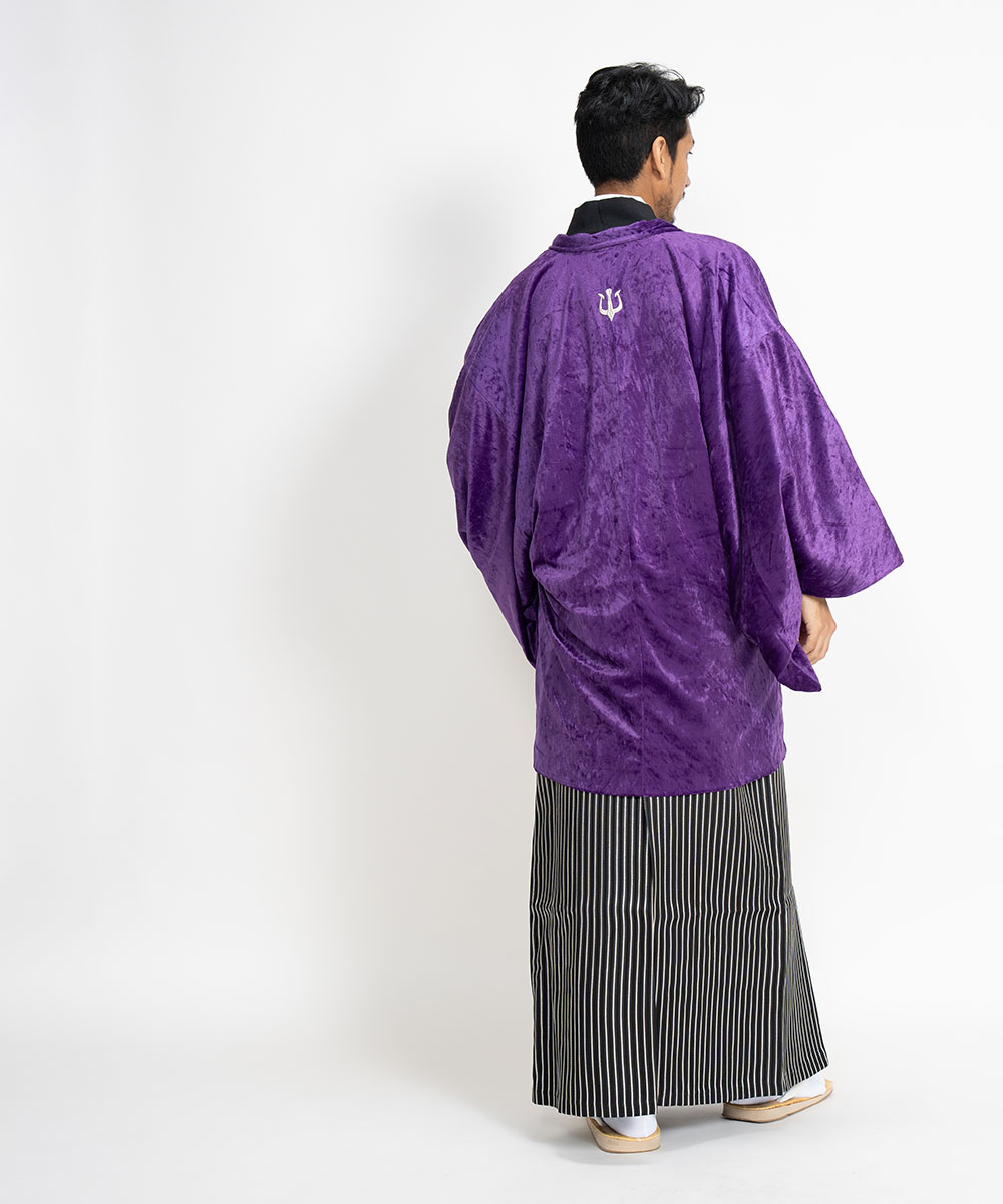 ｜往復送料弊社負担｜【レンタル】【対応身長160cm-170cm】男性用レンタル紋付き袴フルセット｜紋付きフルセット｜紋付袴レンタル｜羽織紐｜袴｜はかま｜ 　 レンタル ポリエステル 対応身長160cm 170cm クロネコヤマト宅急便お客様サービスセンターへ 受付時間 08：00 21：00