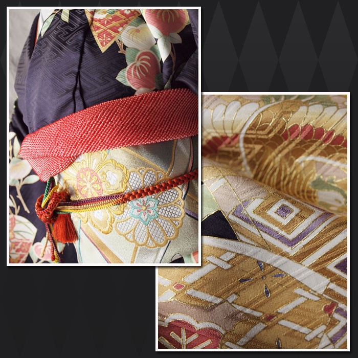 最安値❕ 振袖レンタル【成人式用】 [安心の長期間レンタル]レンタル振袖フルセット-505 【BC2048987902】(74520円)