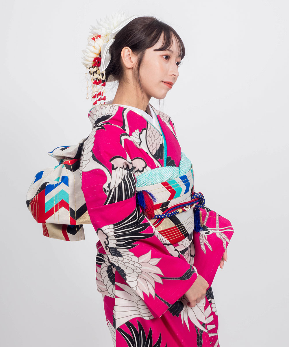 振袖 身長148-163cm 紫 pu-014 - メルカリ