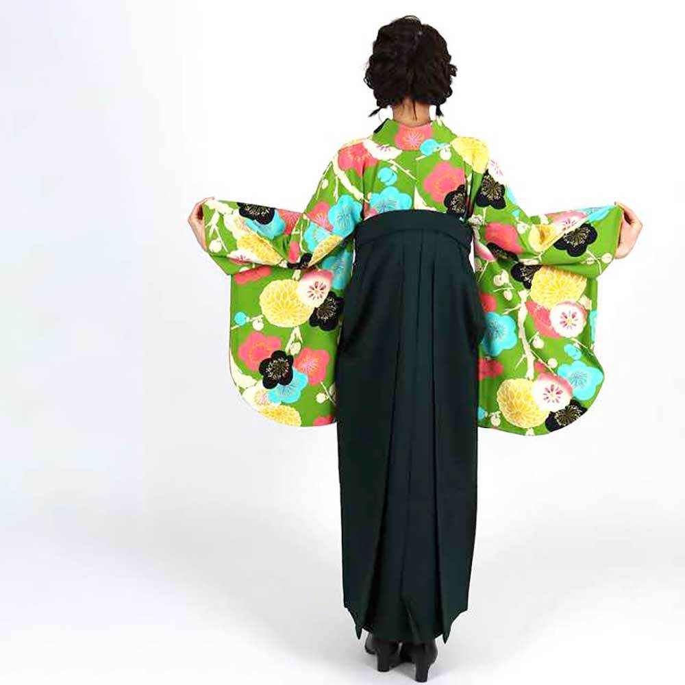 （新品,未開封） 【h】【対応身長157cm〜165cm】卒業式レンタル袴フルセット-1815 【2933692209】(18513円)