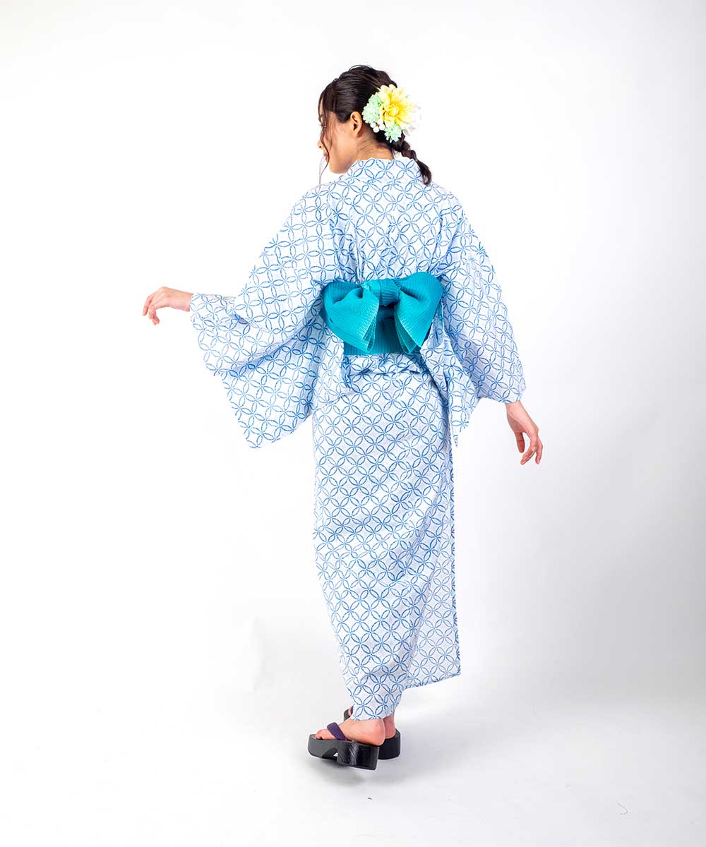 浴衣 単品 女性用ゆかた【絞り調レディース浴衣】Ummm. 即日発送可