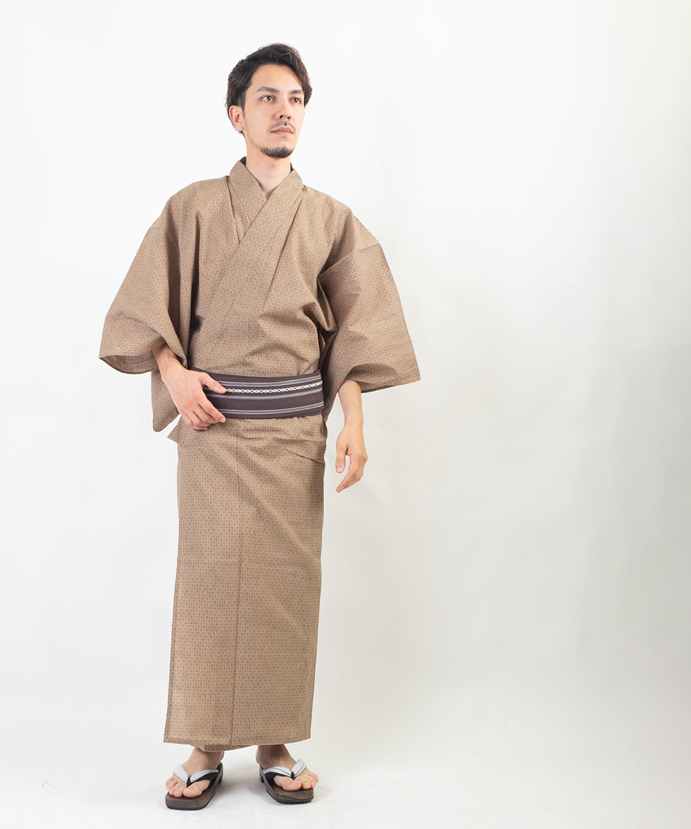 浴衣セット 2枚・帯・腰紐、下駄付き 浴衣 「下駄付き兵児帯ゆかた5点セット」浴衣・兵児帯・腰紐2本