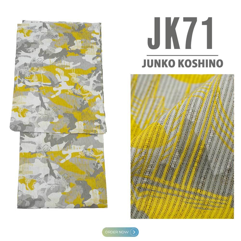 浴衣 反物 ブランド ゆかた JK JUNKO KOSHINO かわり織 たんもの