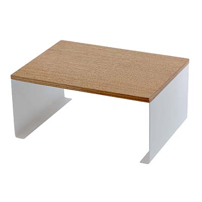tosca トスカ(山崎実業) キッチン コの字ラック L トスカ kitchen rack L スタッキング キッチン収納 キッチン整理棚 天然木 北欧 | tosca（山崎実業） | 01