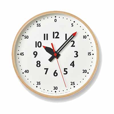 Lemnos レムノス fun pun clock S ふんぷんくろっく Sサイズ YD14-08S 知育時計 掛時計 掛け時計 ウォールクロック 壁掛け時計｜unlimit｜02