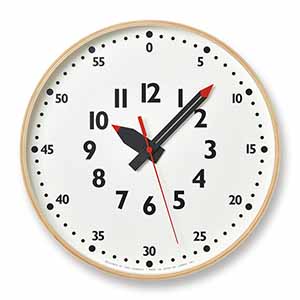 Lemnos レムノス fun pun clock L ふんぷんくろっく Lサイズ YD14-08L 知育時計 掛時計 掛け時計 ウォールクロック 壁掛け時計｜unlimit｜02