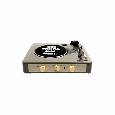 〔新仕様〕Gadhouse ガドハウス(ハモサ) Brad Retro record player ブラッド レトロレコードプレーヤー GAD001  ターンテーブル スピーカー内蔵 78回転対応